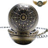 L'Uchronie - Montre Gousset Steampunk Bronze Patiné Quartz - Vue 3 - Gousset-heritage