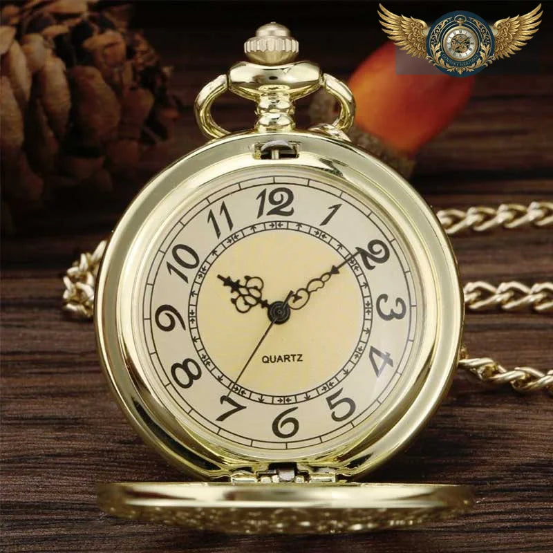 L'Uchroniste | Montre de Poche Steampunk Demi-Chasseur Quartz - Vue 4 - Gousset-heritage