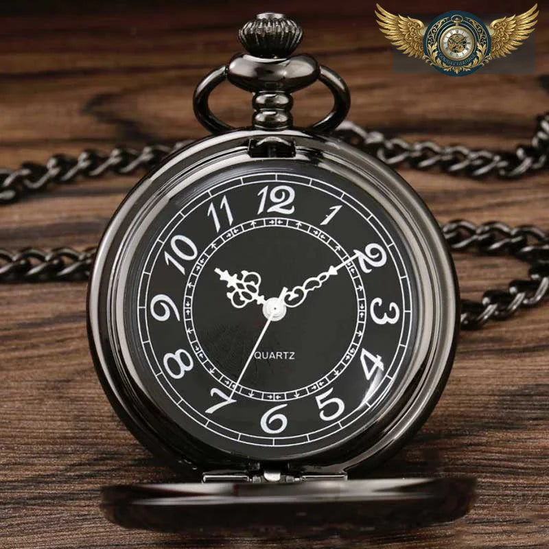 L'Uchroniste | Montre de Poche Steampunk Demi-Chasseur Quartz - Vue 8 - Gousset-heritage