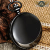 L'Urbain – Montre Gousset Chasseur Acier Poli | Mouvement Quartz - Vue 5 - Gousset-heritage
