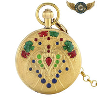La Victorienne - Montre Gousset Double Chasseur Automatique Ornée - Gousset-heritage