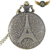 La Belle Époque - Montre de Poche Full Hunter Tour Eiffel Bronze - Vue 2 - Gousset-heritage