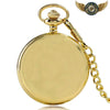 La Cérémoniale - Montre Gousset Dorée Boîtier Chasseur Quartz - Vue 1 - Gousset-heritage