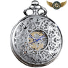 La Déclaration - Montre Gousset Squelette Mécanique Argentée - Vue 1 - Gousset-heritage