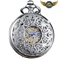 La Déclaration - Montre Gousset Squelette Mécanique Argentée - Gousset-heritage