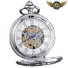 La Déclaration - Montre Gousset Squelette Mécanique Argentée - Vue 2 - Gousset-heritage