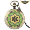 La Fleur Bohème - Montre Gousset Mécanique Squelette Bronze - Vue 1 - Gousset-heritage
