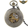 La Fleur Bohème - Montre Gousset Mécanique Squelette Bronze - Vue 5 - Gousset-heritage
