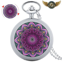 La Fleur de Vie - Montre Sautoir Cinétique Bohème Luxe Quartz - Gousset-heritage