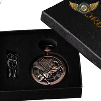La Légende Pégase - Montre Gousset Mécanique Chasseur - modèle Cuivre - Gousset-heritage