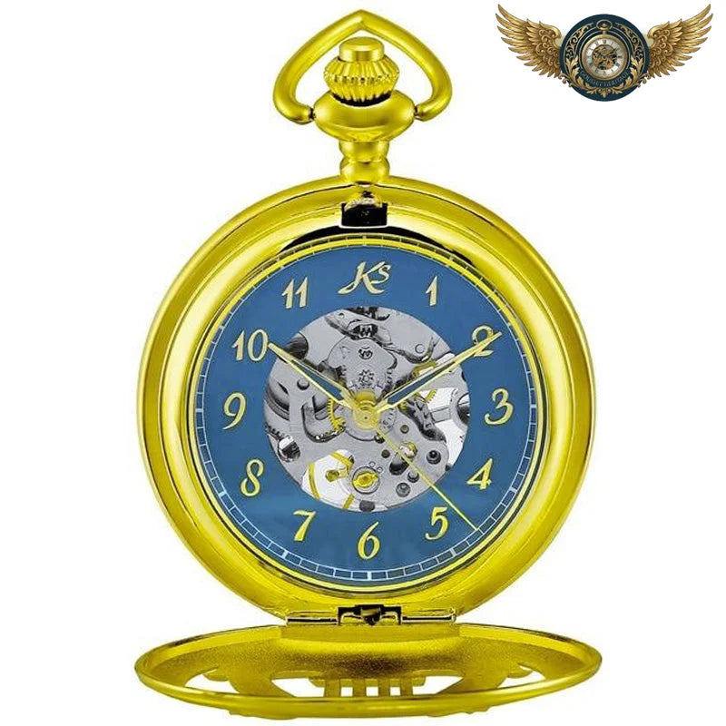 La Lyre - Montre Gousset Mécanique Squelette Vintage - Or - Gousset-heritage