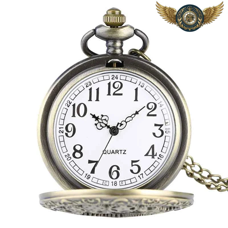 La Machine Victorienne - Montre Gousset Steampunk Quartz Bronze - Vue 4 - Gousset-heritage