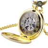 La Majestueuse - Montre Gousset Automatique Squelette Full Hunter - Vue 4 - Gousset-heritage