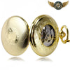 La Majestueuse - Montre Gousset Automatique Squelette Full Hunter - Vue 5 - Gousset-heritage