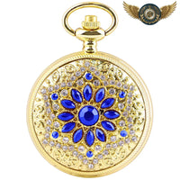 La Régence Brillante - Montre Gousset Bijou Chasseur Doré Quartz - Gousset-heritage