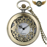 La Rêverie | Montre Sautoir Néo-Victorienne Clapet Ajouré - Gousset-heritage