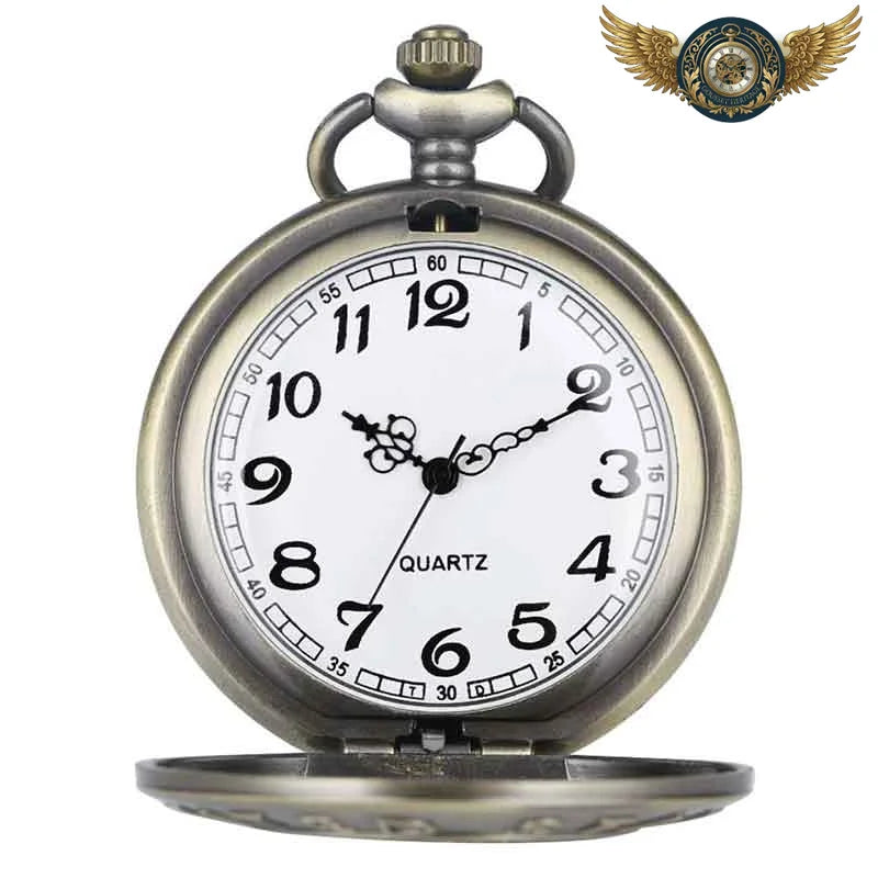 La Rêverie | Montre Sautoir Néo-Victorienne Clapet Ajouré - Vue 2 - Gousset-heritage