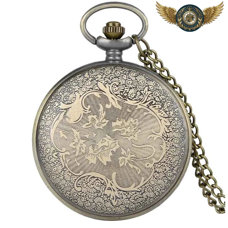 La Rêverie | Montre Sautoir Néo-Victorienne Clapet Ajouré - Vue 3 - Gousset-heritage