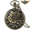 La Romantique - Montre Gousset Pendentif Bronze Floral Quartz - B - Gousset-heritage