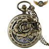 La Romantique - Montre Gousset Pendentif Bronze Floral Quartz - A - Gousset-heritage