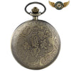 La Romantique - Montre Gousset Pendentif Bronze Floral Quartz - Vue 6 - Gousset-heritage