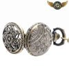 La Rose Ancienne - Montre Pendentif Bronze Floral Quartz - Vue 5 - Gousset-heritage