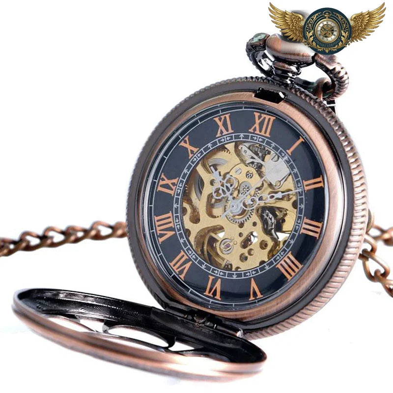 La Rose Victorienne - Montre Gousset Demi-Chasseur Or Rose - Vue 3 - Gousset-heritage