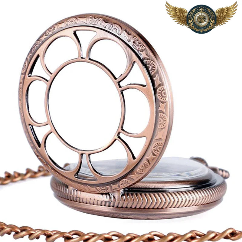 La Rose Victorienne - Montre Gousset Demi-Chasseur Or Rose - Vue 5 - Gousset-heritage
