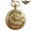 La Rose de Mécanique - Montre Pendentif Squelette Victorien - Or - Gousset-heritage
