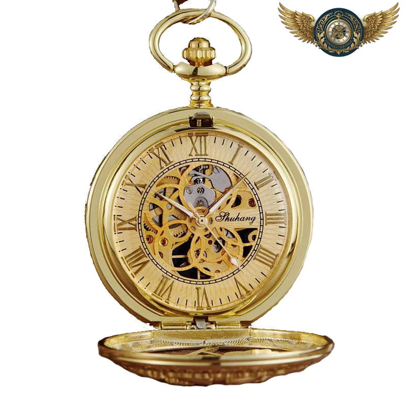 La Rose de Mécanique - Montre Pendentif Squelette Victorien