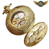 La Rose de Mécanique - Montre Pendentif Squelette Victorien - Vue 5 - Gousset-heritage