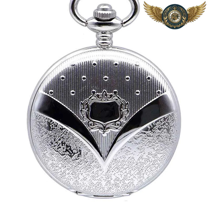 La Vestale – Montre Sautoir Mécanique Squelette Gravée - Vue 1 - Gousset-heritage