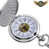 La Vestale – Montre Sautoir Mécanique Squelette Gravée - Vue 2 - Gousset-heritage