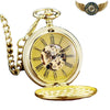 La Vestale – Montre Sautoir Mécanique Squelette Gravée - Vue 6 - Gousset-heritage