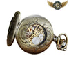 La Vestale – Montre Sautoir Mécanique Squelette Gravée - Vue 7 - Gousset-heritage