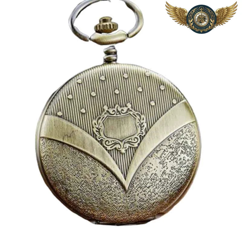La Vestale – Montre Sautoir Mécanique Squelette Gravée - NYMPHE DE BRONZE - Gousset-heritage