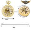 Le Chronos Open Face - Montre Gousset Squelette Mécanique Or - Vue 4 - Gousset-heritage