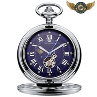 Le Balancier - Montre Gousset Mécanique Chasseur Open Heart - modèle Argent - Gousset-heritage