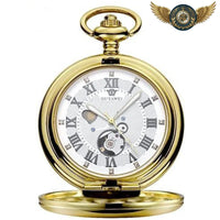 Le Balancier - Montre Gousset Mécanique Chasseur Open Heart - modèle Or - Gousset-heritage