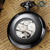 Le Balancier - Montre Gousset Mécanique Chasseur Open Heart - Vue 4 - Gousset-heritage