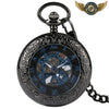 Le Baron Noir - Demi-Chasseur Mécanique Squelettée 47mm - Noir - Gousset-heritage
