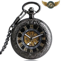 Le Baron Noir - Montre Gousset Automatique Squelette Half-Hunter - Gousset-heritage