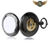 Le Baron Noir - Montre Gousset Automatique Squelette Half-Hunter - Vue 4 - Gousset-heritage