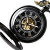 Le Baron Noir - Montre Gousset Automatique Squelette Half-Hunter - Vue 6 - Gousset-heritage