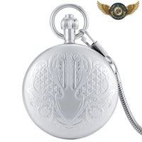 Le Blason - Montre Gousset Automatique Full Hunter Argenté - Gousset-heritage