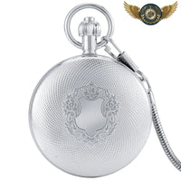 Le Blason - Montre Gousset Automatique Full Hunter Argenté - modèle 1 - Gousset-heritage