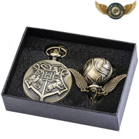 Le Blason Ailé - Montre Gousset Bronze Antique à Clapet Gravé 3D - Gousset-heritage