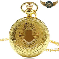 Le Blason Royal - Montre Gousset Héraldique Plaquée Or/Argent - Gousset-heritage