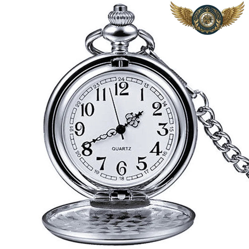 Le Blason Royal - Montre Gousset Héraldique Plaquée Or/Argent - Vue 5 - Gousset-heritage
