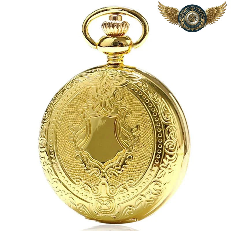 Le Blason Royal - Montre Gousset Héraldique Plaquée Or/Argent - Vue 7 - Gousset-heritage